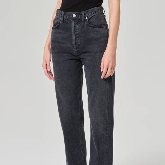 Agolde 90's Pinch Waist High Rise Straight - Picture 1 of 5